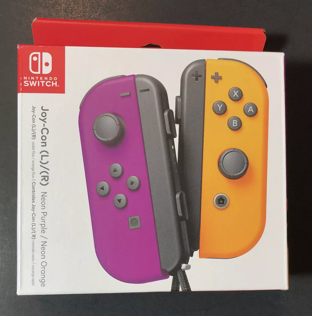 Official (OEM) Neon Purple / Neon Orange Joy Con Housing Shells for Ni –  The GameChangers