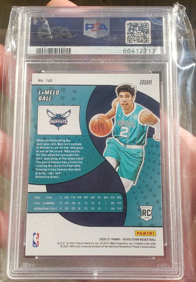 2020 Panini Revolution Groove #140 Lamelo Ball RC Rookie PSA 10 | eBay