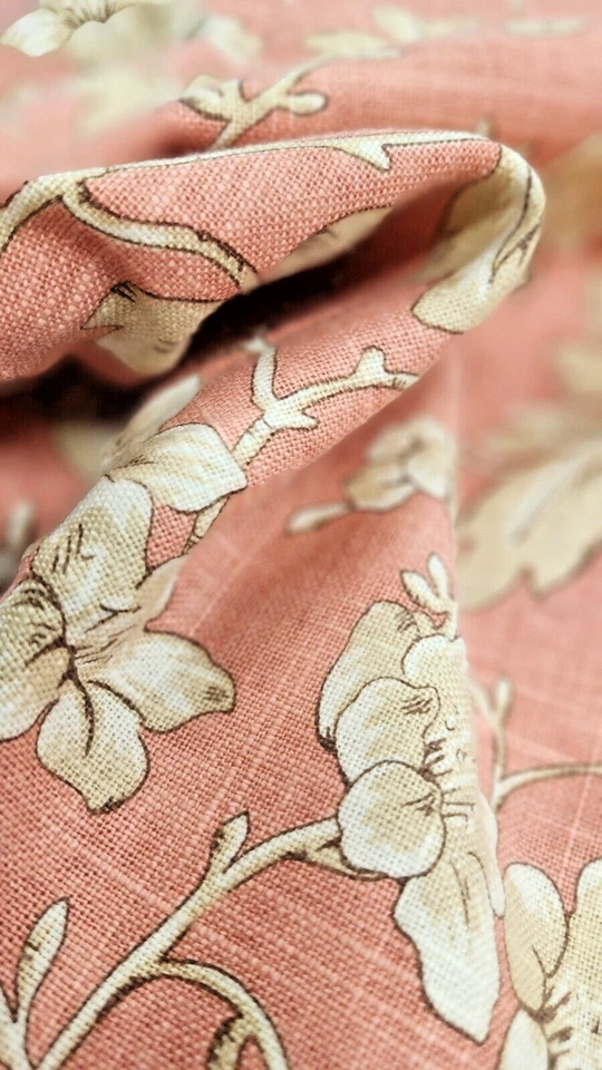 Fabricut French General Odile Rose Linen Blend Fabric by the yard - Image 2 of 4