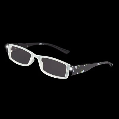 ULTRA Floral +2,5 LED Lesebrille Presbyopic Erwachsene Brille mit LED Lichtleistung