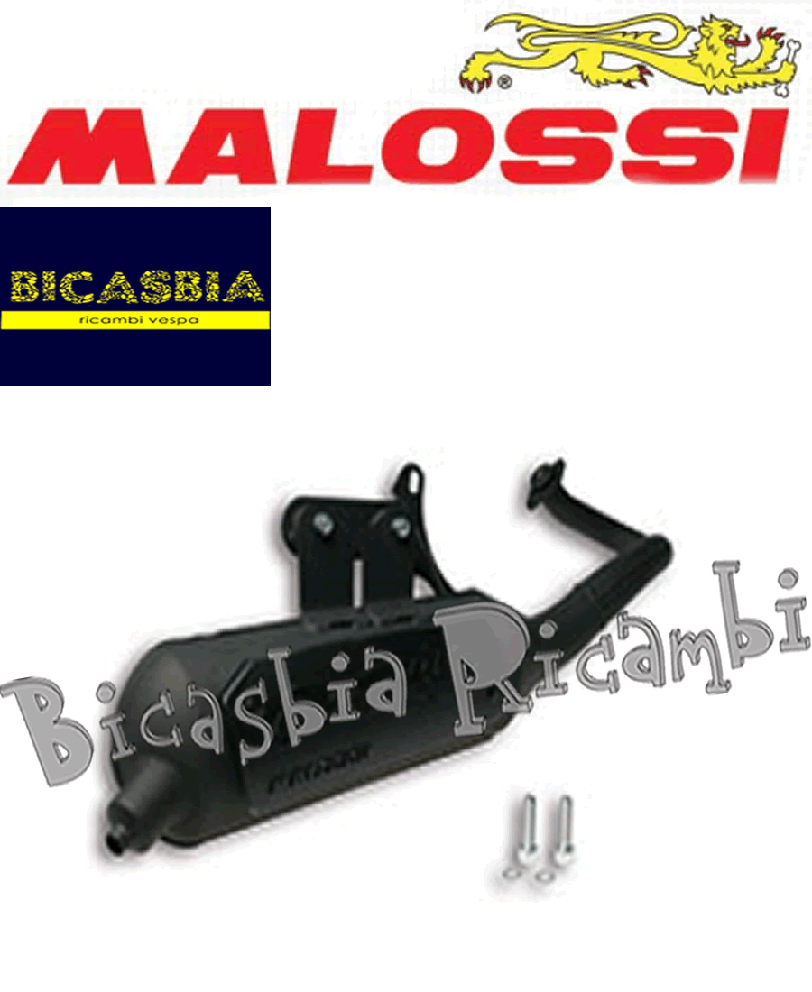 7251 Exhaust Malossi Maxi Wild 50 Piaggio Nrg Ntt Diesis Storm