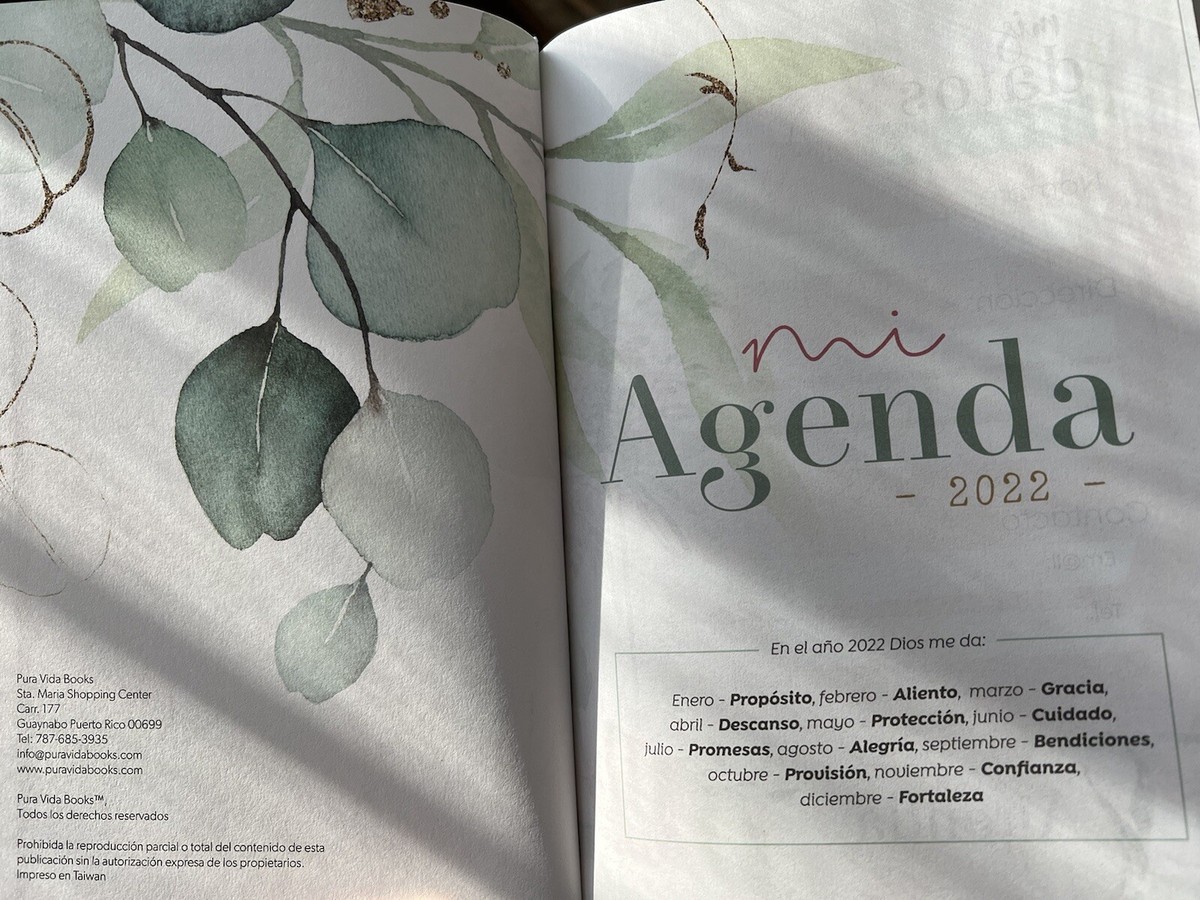 Pura Vida Planner/Calendar/Journal In Spanish | eBay