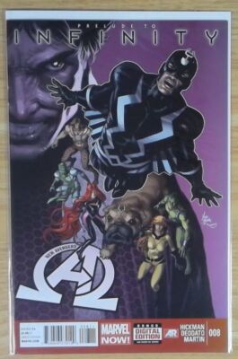 1x  New Avengers: Prelude to Infinity: #8: 8.0 VF 1st Black Order Glaive/Dwarf/E