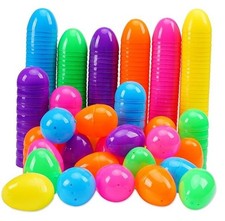 500 Pcs Easter Eggs,2.35" Assorted Bright Colors Plastic Easter Eggs for 500pcs