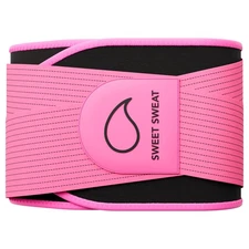 Sweet Sweat Waist Trimmer Pro - Black / Pink XL XXL (56 x 9.5in) 3.5 - 4mm thick