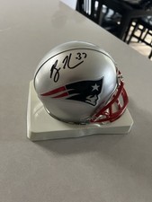 Rodney Harrison signed autographed Patriots VSR4 mini helmet Beckett witness BAS