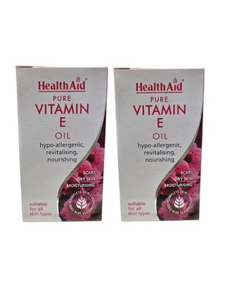 Health Aid Pure Vitamin E Oil Complete Skin Care 50ml 2er Pack