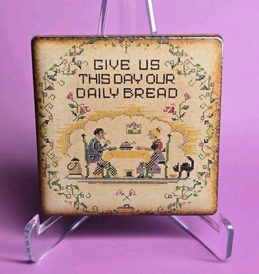 Gib uns heute unser täglich Brot Vaterunser Kühlschrankmagnet - Andenken Geschenk