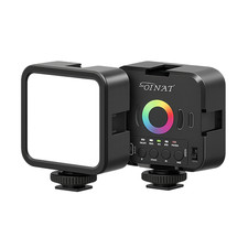 RGB Video Light Mini LED Camera Fill Light 3000-9000K Rechargeable Vlog DSLR
