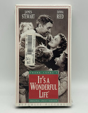 It's a Wonderful Life VHS James Stewart Donna Reed Christmas Classic NEW SEALED