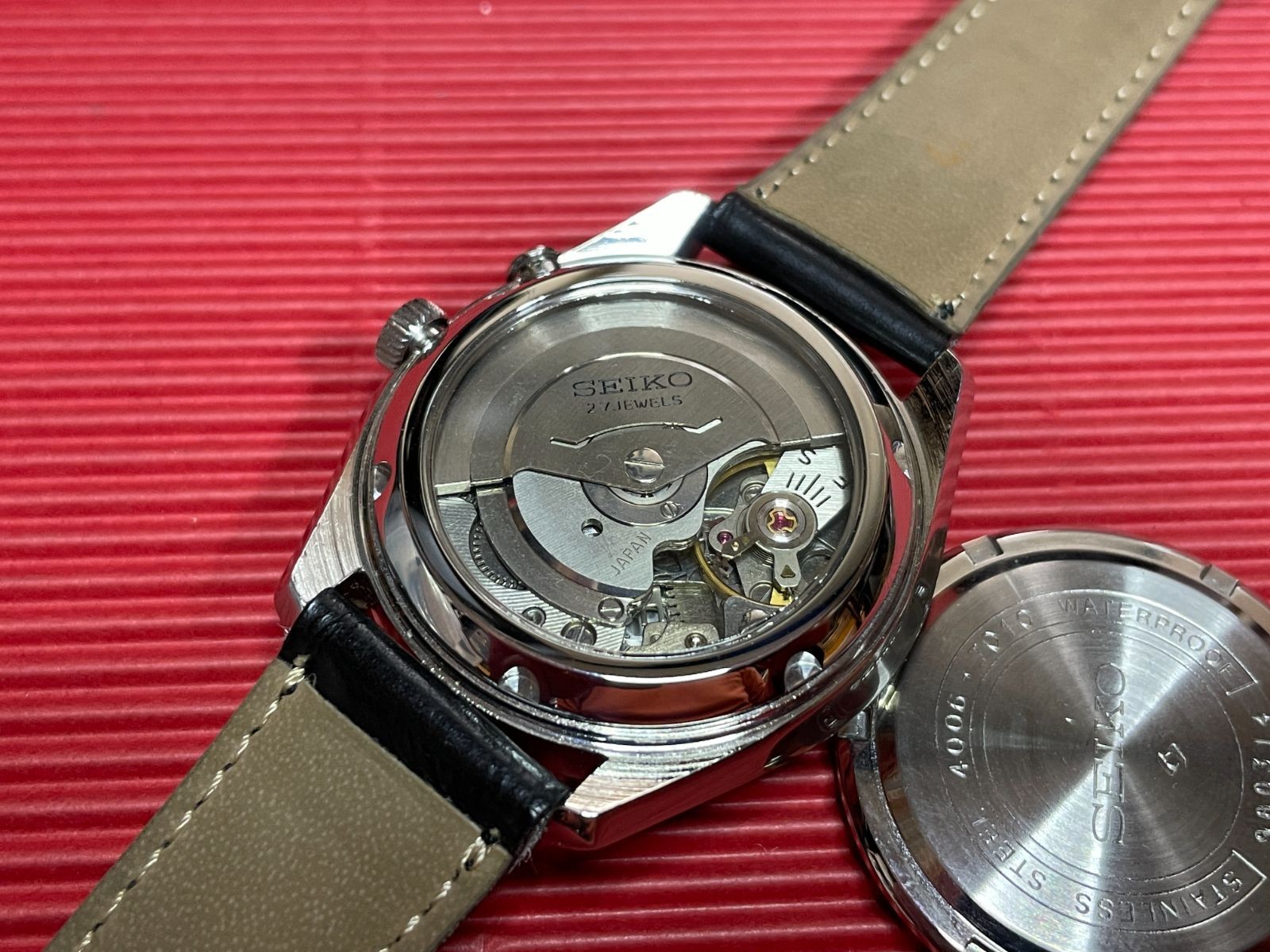 Seiko Bell-MATIC Skeleton Case SUS316L Stainless Steel Back