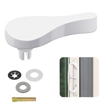 Sliding Door Latch Lever, Patio Replacement for White