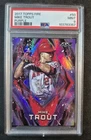 Mike Trout 2017 Topps Fire Purple /99 PSA 9 Mint Angels Baseball Card