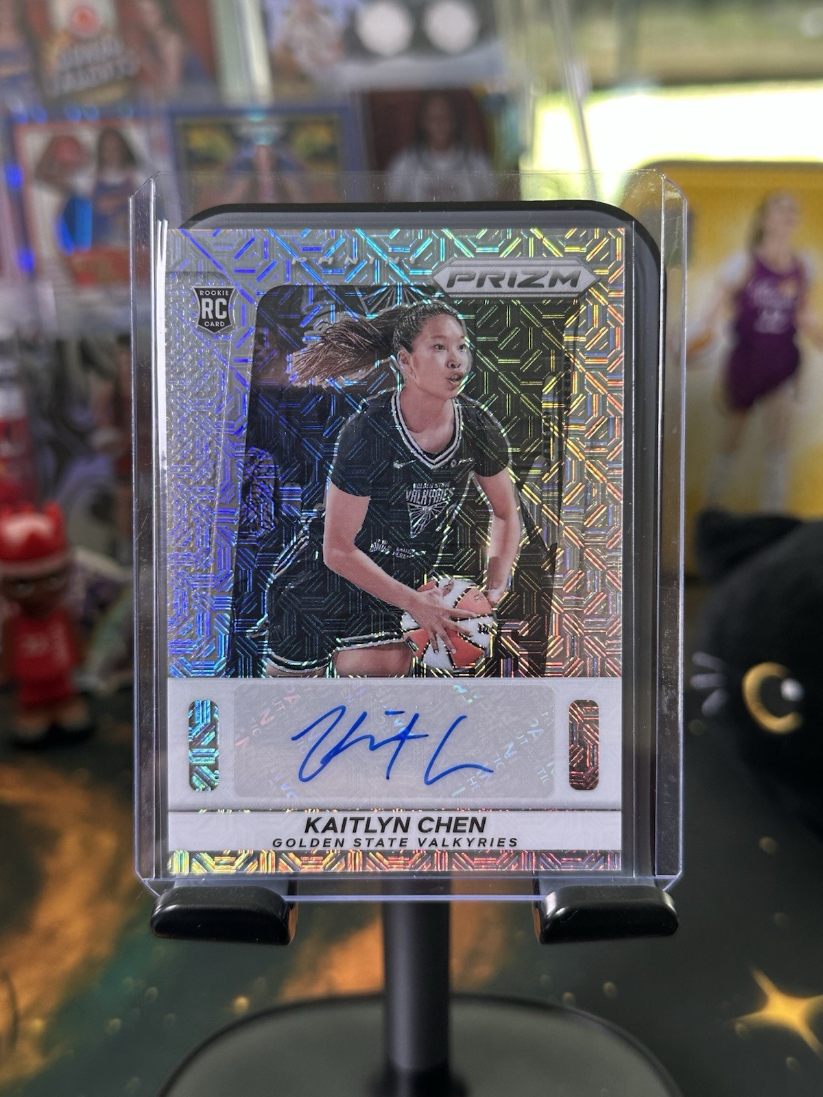 2025 Panini Prizm WNBA - Kaitlyn Chen RC Mojo Throwback Auto /25 Valkyries