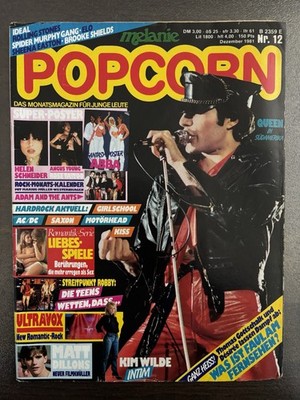 POPCORN 12/1981 Unvollständig - Queen, Mick Jagger, KISS, Ideal, Kim Wilde -