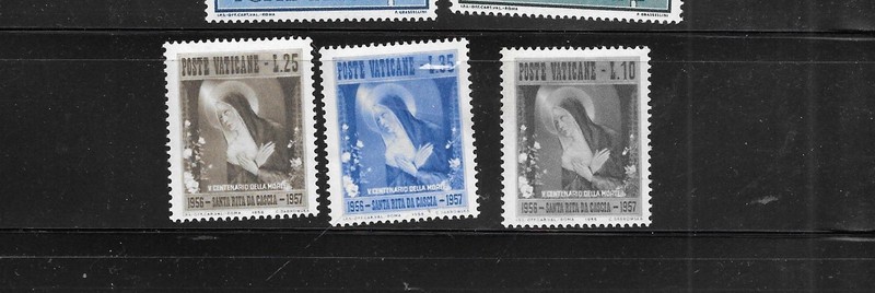 VATICAN CITY #209-11 1955 ST PULA MNH XF MINT COMMEMORATIVE PICTORIAL STAMP SET