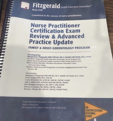 Fitzgerald Nurse Practitioner Certification Exam Review Book w/ mp3 player
