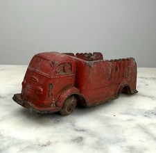 Auburn Rubber Red Stake Truck 4 Inch Made in USA Indiana Prewar Vintage