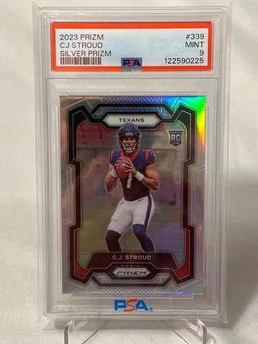 2023 Prizm C.J. Stroud Silver RC #339 PSA 9