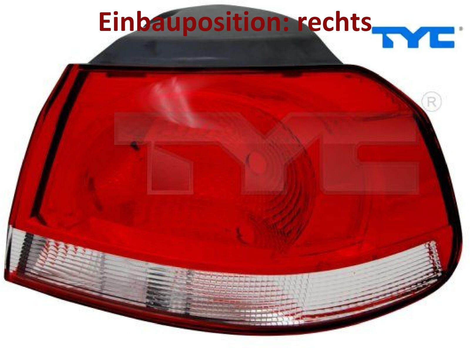 Tyc Heckleuchte [Hersteller-Nr. 11-11433-01-2] für VW - Bild 4