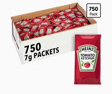 Heinz Tomato Ketchup, 750 Single Serve Packets, 7