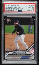 2024 Now Road to Opening Day /2218 Jasson Dominguez Domínguez PSA 10 GEM MT 14dq