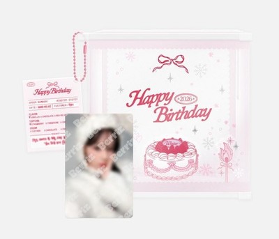 WINTER aespa 2026 ARTIST BIRTHDAY ACRYLIC CAKE BOX + PHOTOCARD
