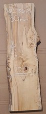 SPALTED CHESTNUT LIVE EDGE  SLAB HARDWOOD: Approx (mm) 775x220x30