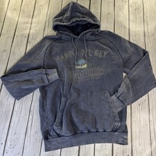 Marina Del Rey Logo Women's M Distressed Pullover Hoodie w/Pockets. Pre-owned.