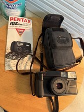 Pentax IQZoom 70 Date AF Zoom 35-70mm Film Camera  Case Strap, Tested