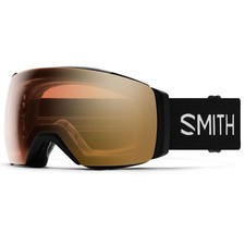 Smith Ski Goggles I/O Mag XL 0JX 4O Black ChromaPop Pro Photochromic Gold Mirror