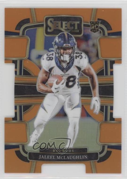 2023 Select Concourse Orange Prizm Die-Cut /499 Jaleel McLaughlin Rookie RC 1n32