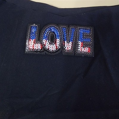 NWT Commando Bikini Thong Sparkle Love Patch 98607