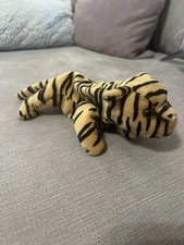 Ty Beanie Baby "Stripes" the Tiger  with PVC pellets