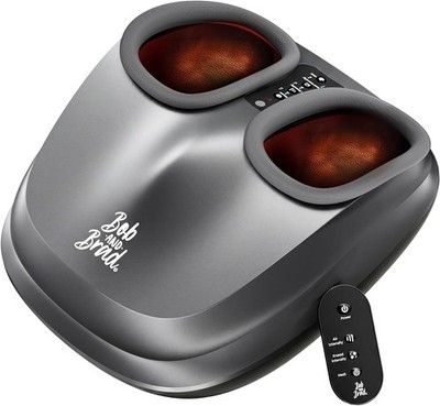 Bob and Brad Shiatsu Deep Kneading Electric Foot Massager with Heat and Remote