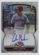 2023 Bowman Chrome Prospect HTA Choice Mojo Refractor 5/150 Cade Hunter Auto 1p5