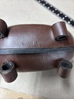 Genuine Leather Piggy Bank W/ Lock & Key Hong Kong MCM 1960’s-70’s — photo 8