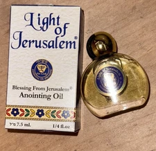 Light of Jerusalem Anointing Oil 0.25oz | Myrrh, Frankincense, Cassia Blend