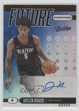 2019 Panini Absolute Memorabilia Level 2 /25 Jaylen Hoard #FS-JHO Rookie Auto RC