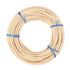 8 Spline, 66 Ft Reed Spline, Natural Cane Webbing Roll, and Round Reed Coil...