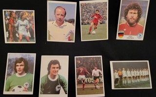8 Bergmann Panini Sammelbilder WM 1978 BL 77/78 Fussball 82/83 Europa 82