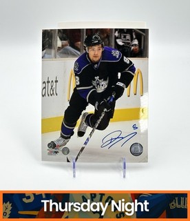 DREW DOUGHTY SIGNED AUTOGRAPHED PHOTO LOS ANGELES KINGS FROZEN POND COA