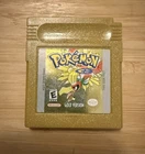 Pokemon Gold Version - Authentic Gameboy Color Cartridge - New Battery - Saves