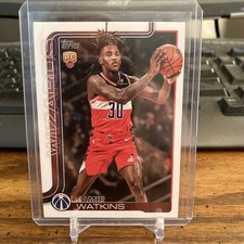 2025-26 Topps Basketball Jamir Watkins RC Base #244 - Washington Wizards