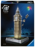 Ravensburger 12008025 Big Ben - Mit Licht 3D Puzzle 10-99 Jahre