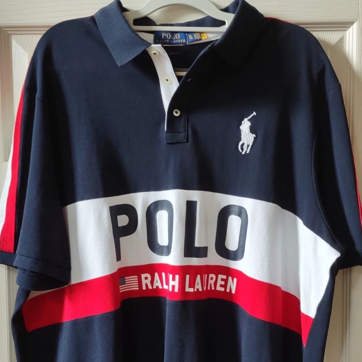 Polo by Ralph Lauren ラガーシャツ XL Polo Ralph Lauren Red Size XL Shirts for Men for sale | eBay