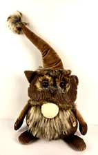 "Wes the Wise One" Boston Intl Gnome Figurine W/Owl Like Hat/PRICE REDUCED