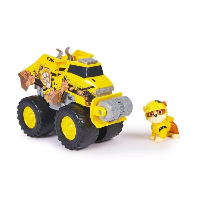 Véhicule Rescue Wheels Ruben Pat' Patrouille Spin Master avec figurine de chantier