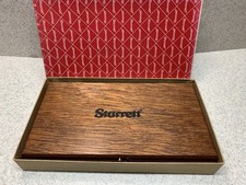 Machinist Tool Starrett New 4 Micrometer Wood Case Only 216 226 436zz-4