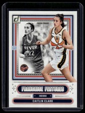 Caitlin Clark 2025 Panini Donruss WNBA Press Proof Fever Franchise Features